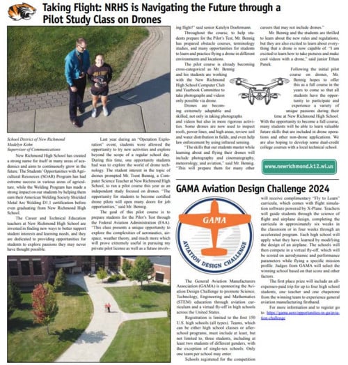 Drone Class Featured in Teaching Today WI
