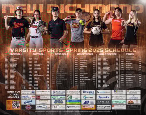 spring athletics poster