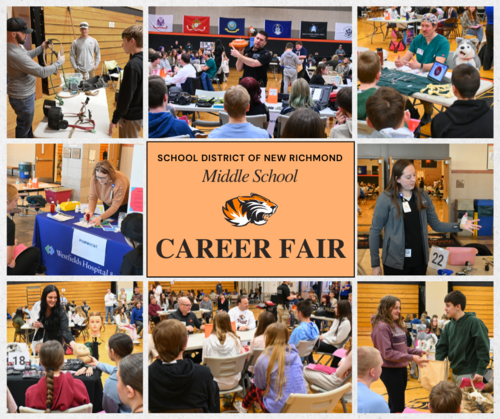 career fair photo collage