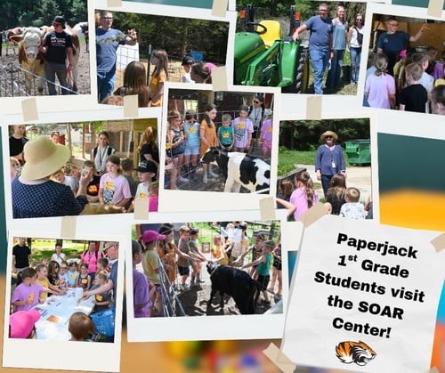 Paperjack 1st Graders visit the SOAR Center