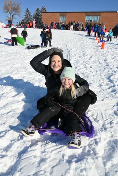 Sledding with the Superintendent - Photo Number 4