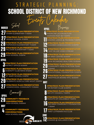 Strategic Plan Meeting Calendar