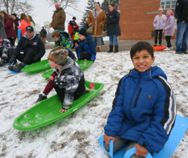 sledding